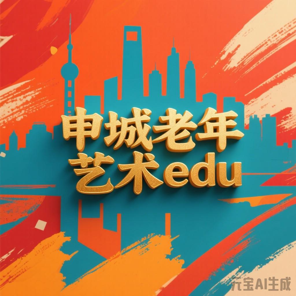 上海申城老年艺术logo